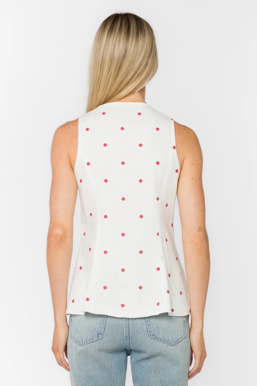 Reba Tie Front Linen - Flea Boutiques