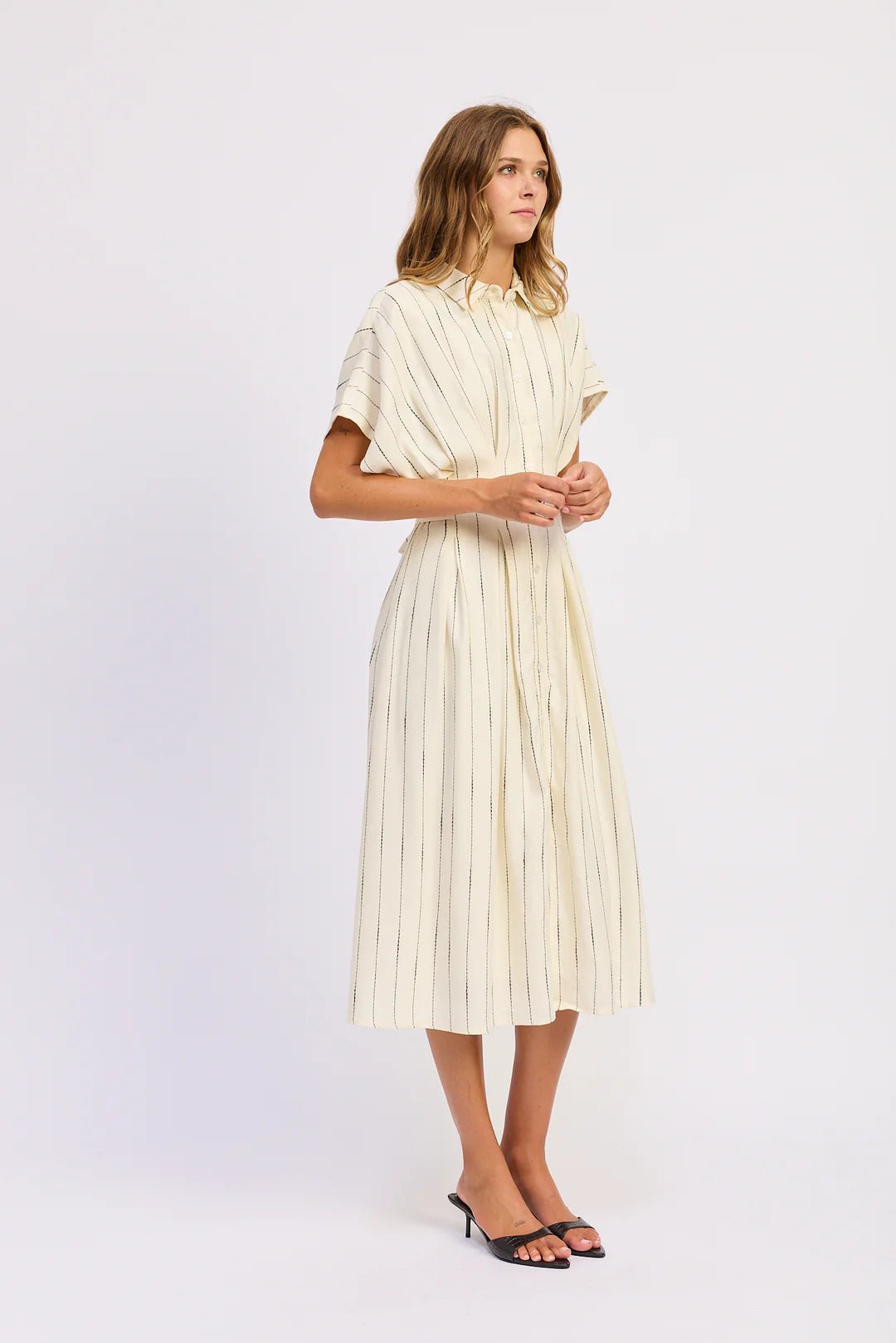 Rebekah Midi Shirt Dress - Flea Boutiques
