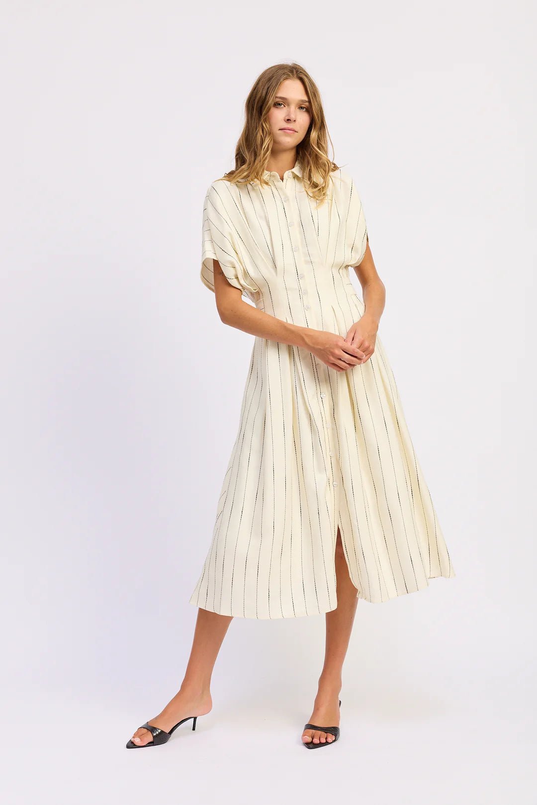 Rebekah Midi Shirt Dress - Flea Boutiques