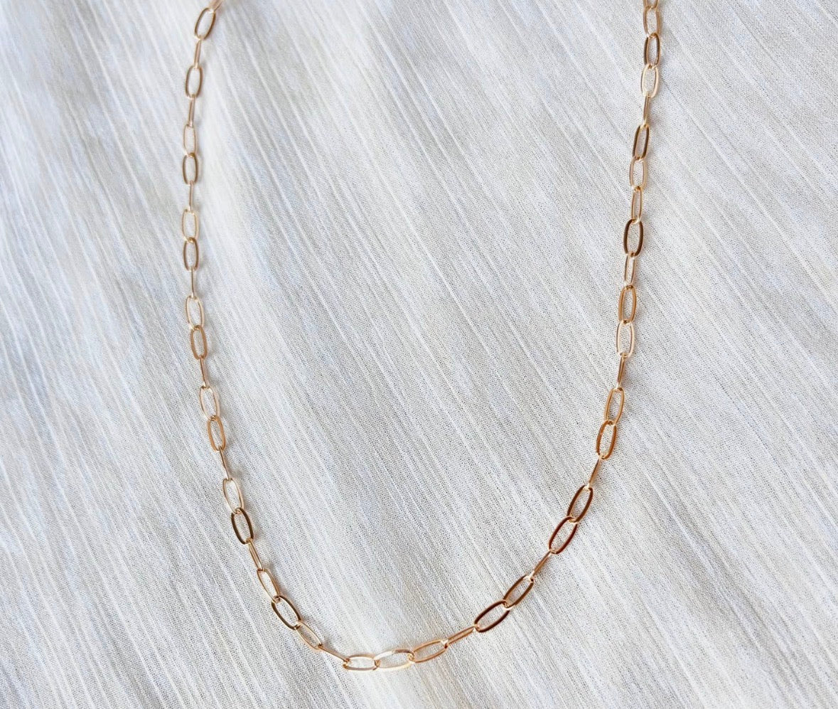 Rectangle Box Chain necklace - Flea Boutiques