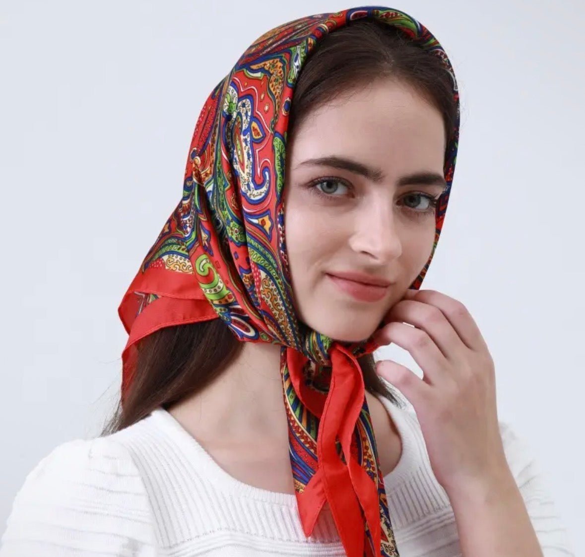 Retro Paisley Vintage Scarf - Flea Boutiques