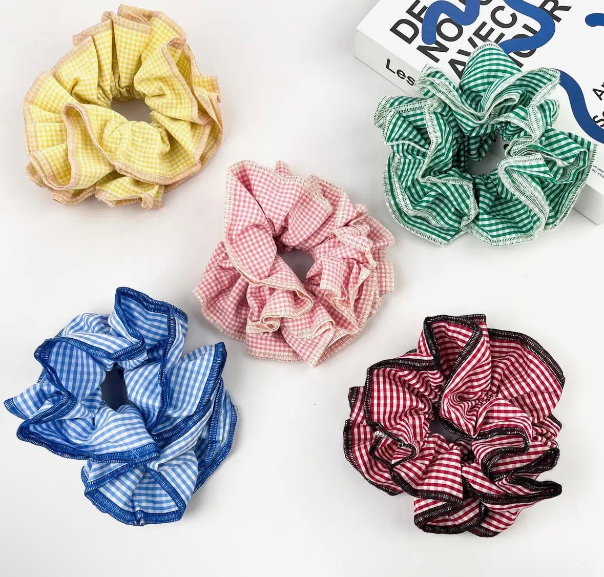 Retro Plaid Scrunchie - Flea Boutiques