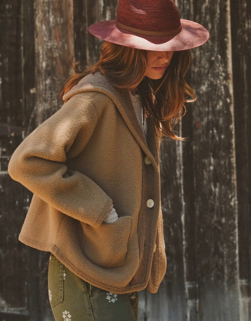 Reversible Wool Blend Coat - Flea Boutiques