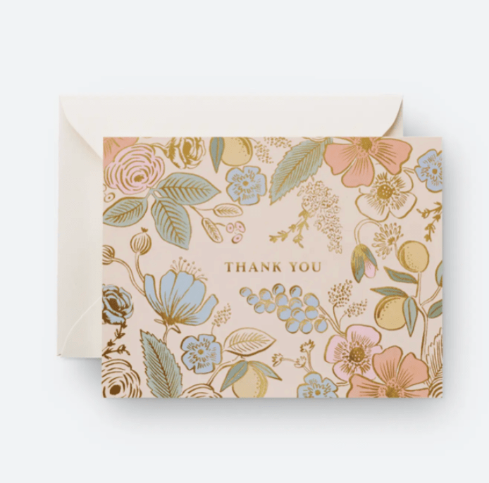 Rifle Paper Co. Colette Thank You - Flea Boutiques
