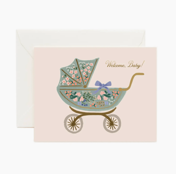 Rifle Paper Co. Floral Pram Card - Flea Boutiques