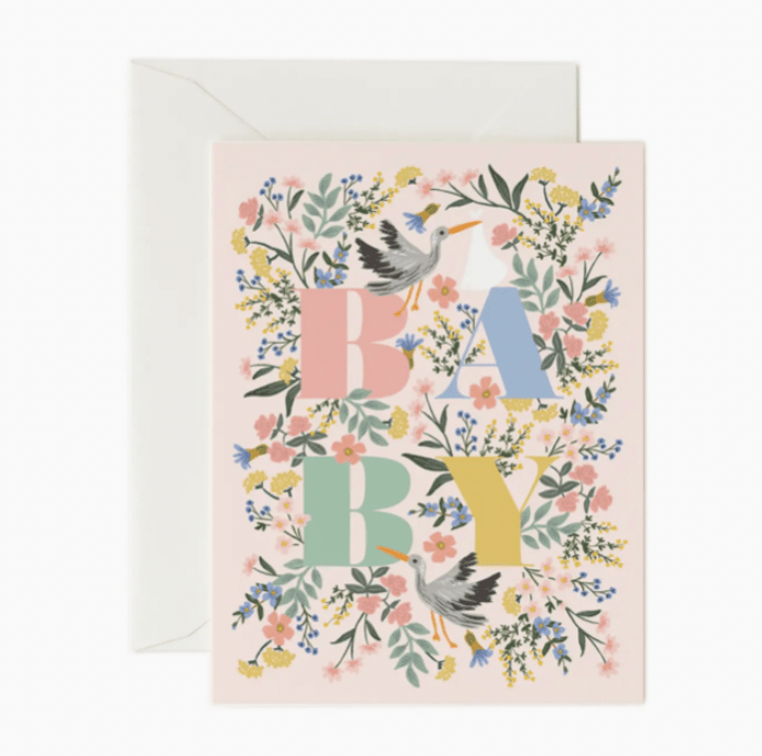 Rifle Paper Co. Mayfair Baby Card - Flea Boutiques