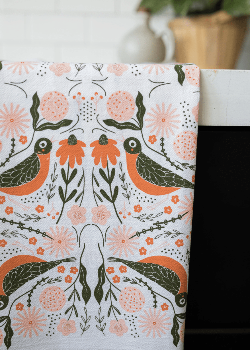 Robin Tea Towel - Flea Boutiques