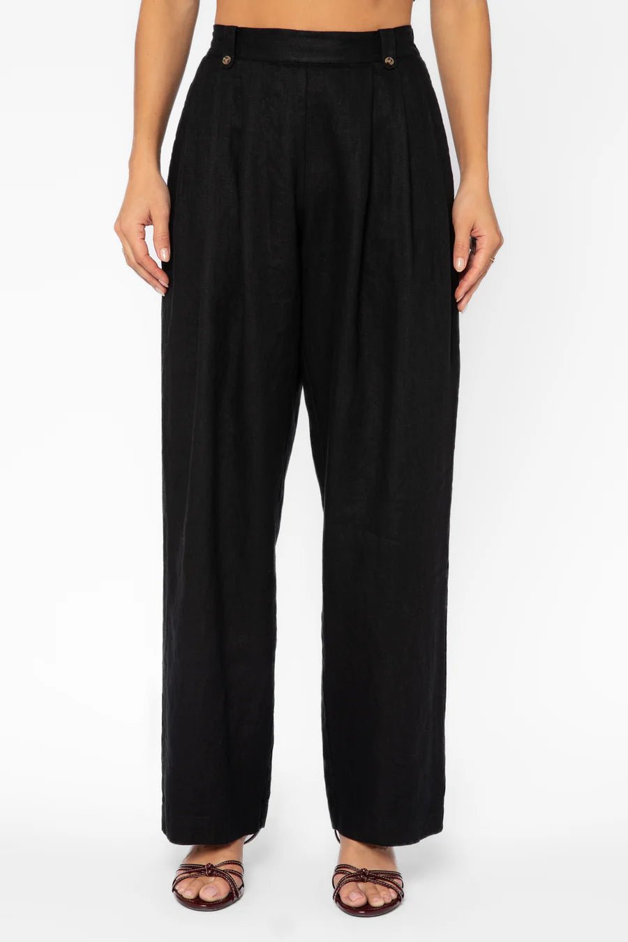 Rowan Pull On Pleated Pant - Flea Boutiques
