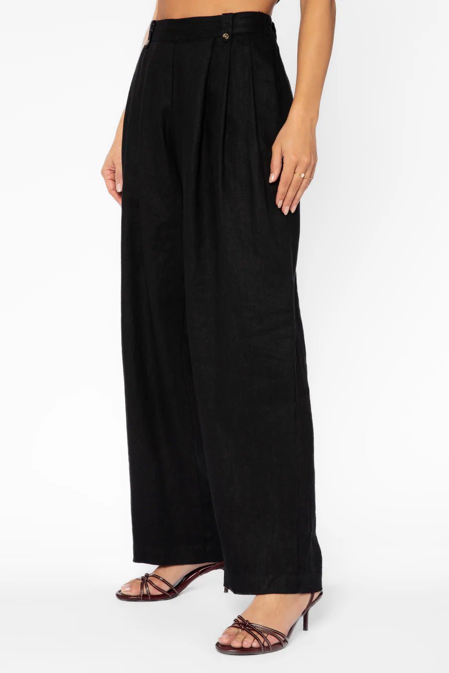 Rowan Pull On Pleated Pant - Flea Boutiques
