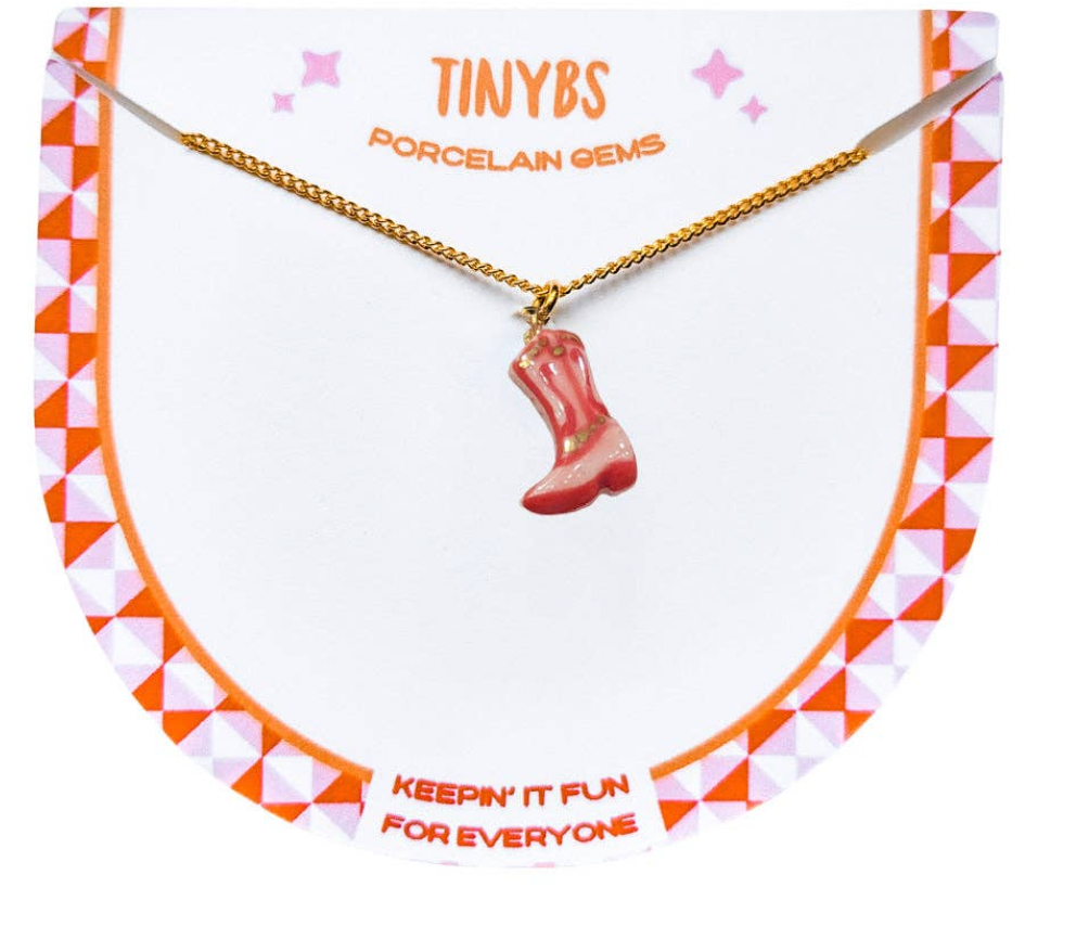 Pink Pony Club Charm Necklace