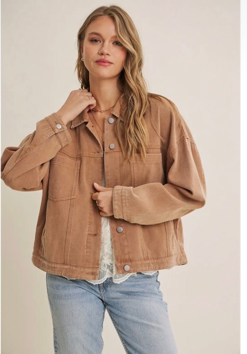 Rustic Road Oversized Jacket - Flea Boutiques