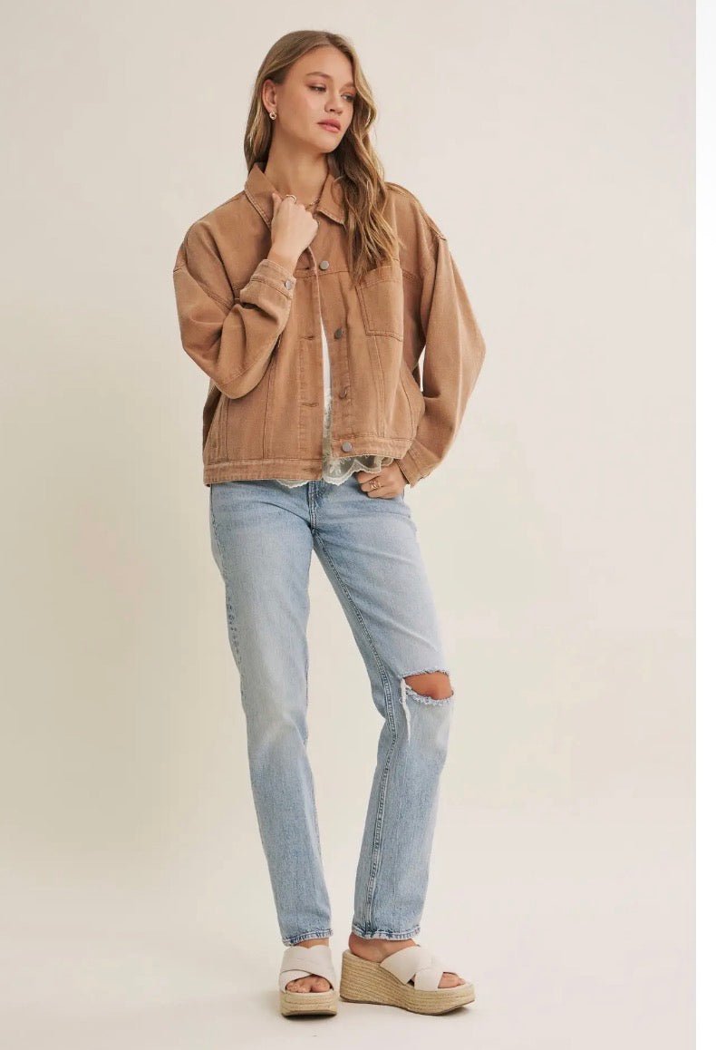 Rustic Road Oversized Jacket - Flea Boutiques
