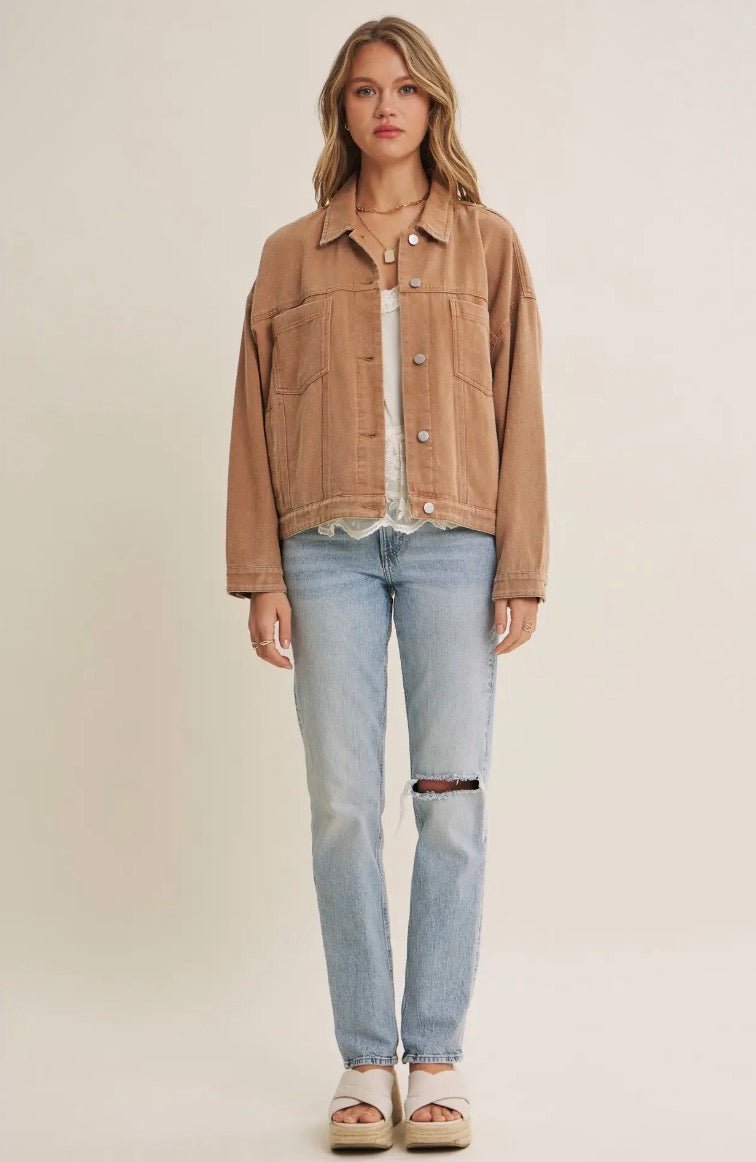 Rustic Road Oversized Jacket - Flea Boutiques
