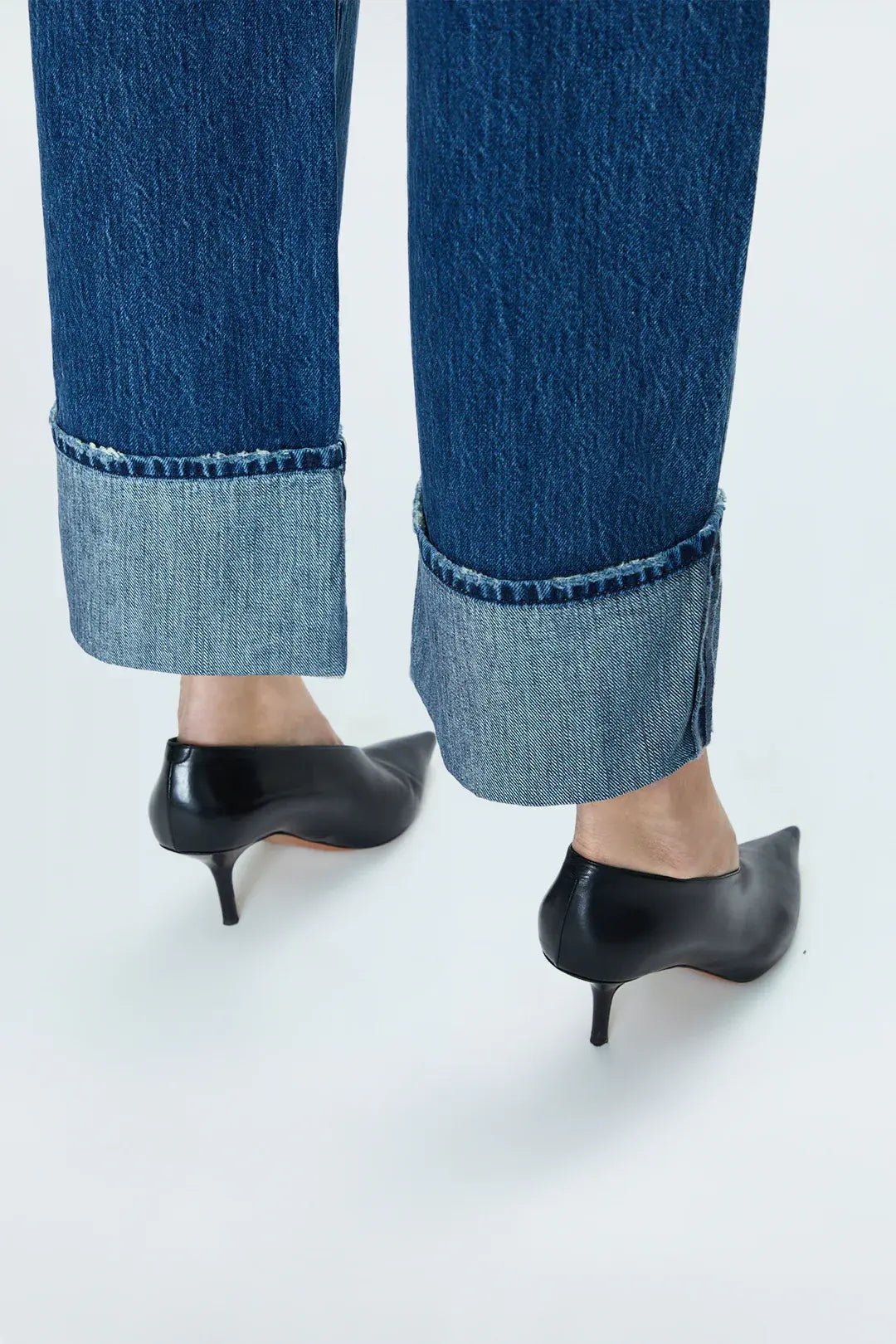 Ryder Hi Rise Cuffed Straight - Flea Boutiques