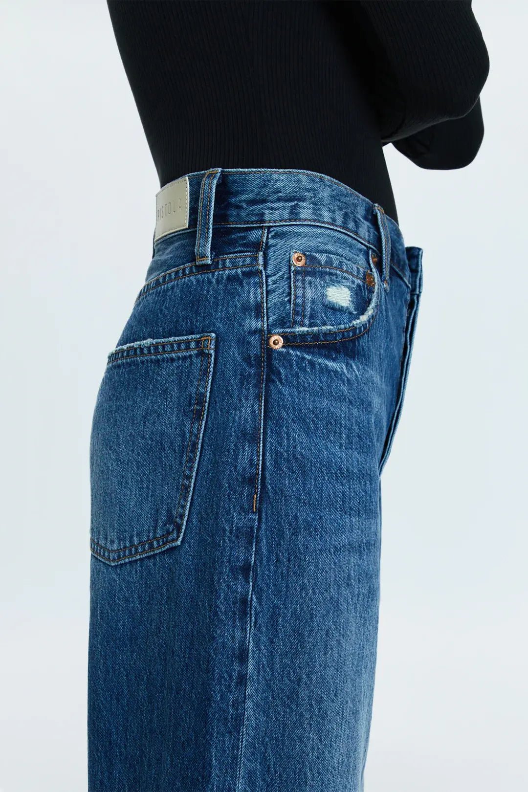 Ryder Hi Rise Cuffed Straight - Flea Boutiques