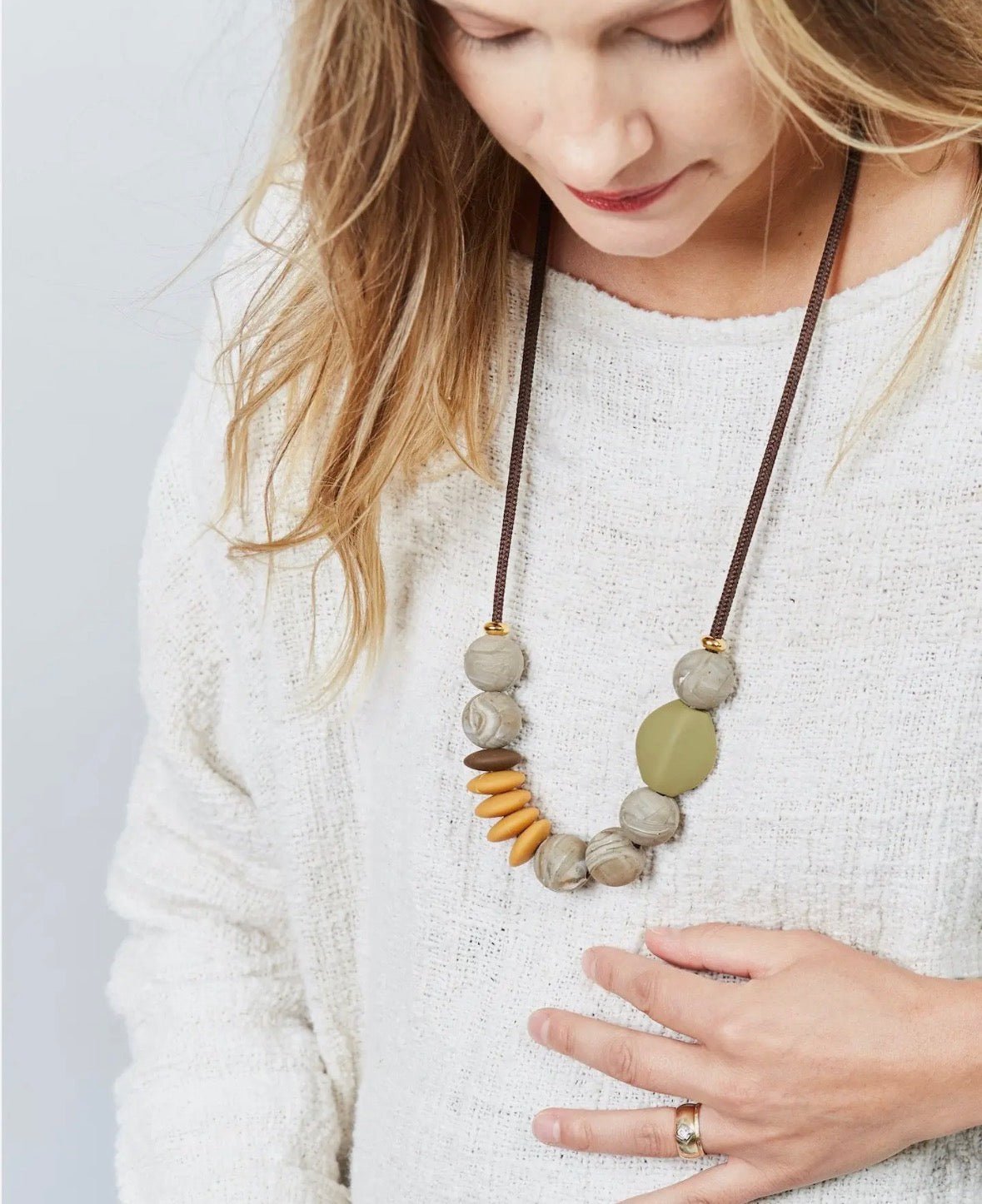 Saddle Signature Teething Necklace - Flea Boutiques
