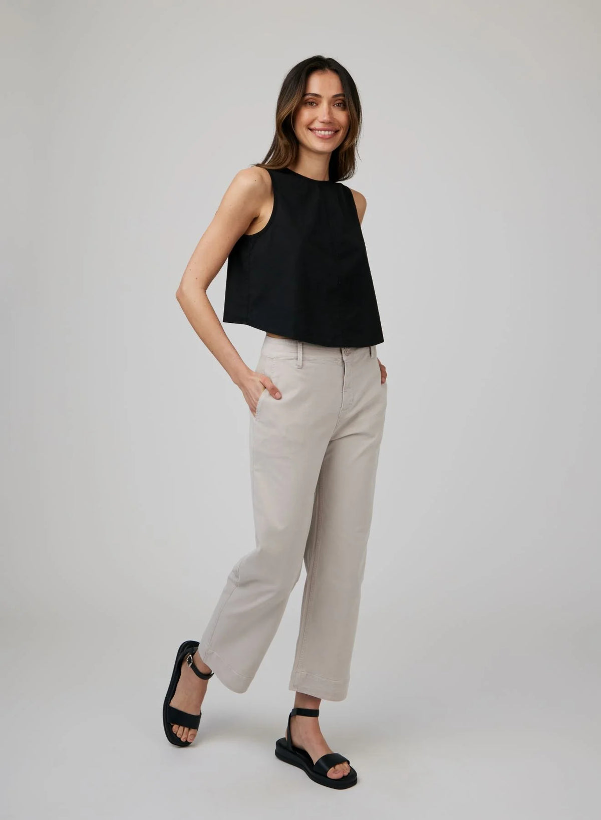 Saige Wide Leg Crop