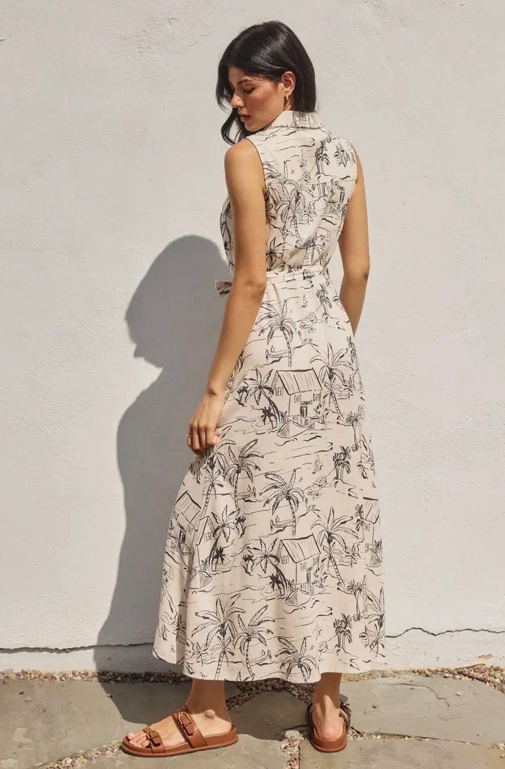 Sail Away With Me Shirt Dress - Flea Boutiques