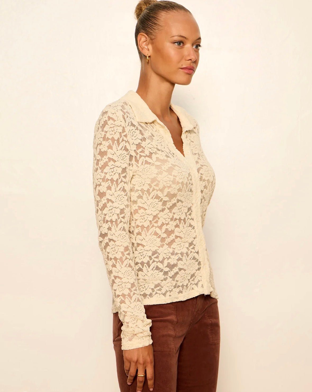 Sanctuary Dreamer Lace Shirt - Flea Boutiques