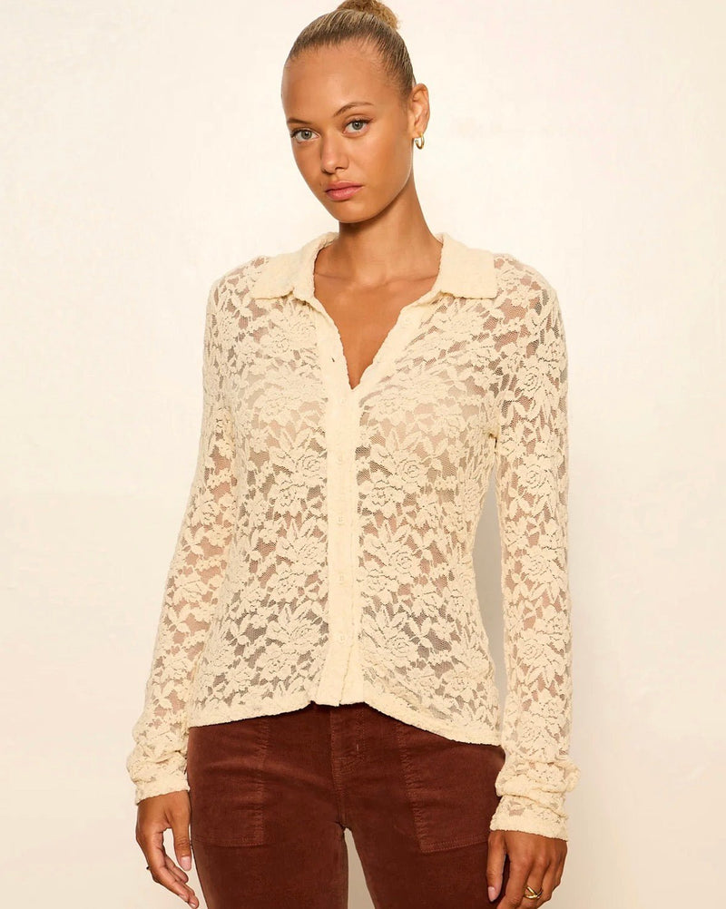 Sanctuary Dreamer Lace Shirt - Flea Boutiques