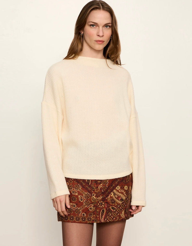 Sanctuary Ribbed Dolman Sweatshirt - Flea Boutiques