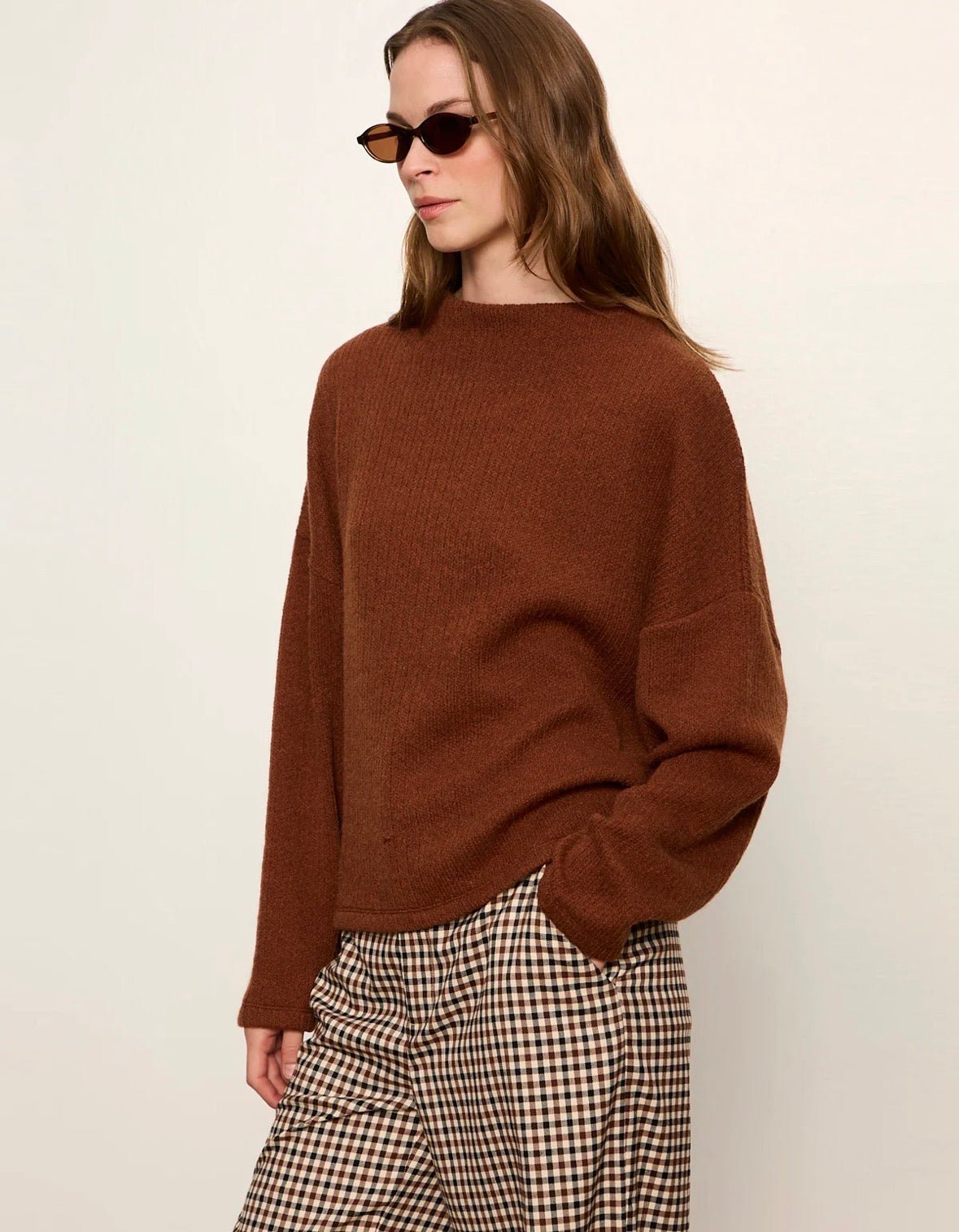 Sanctuary Ribbed Dolman Sweatshirt - Flea Boutiques