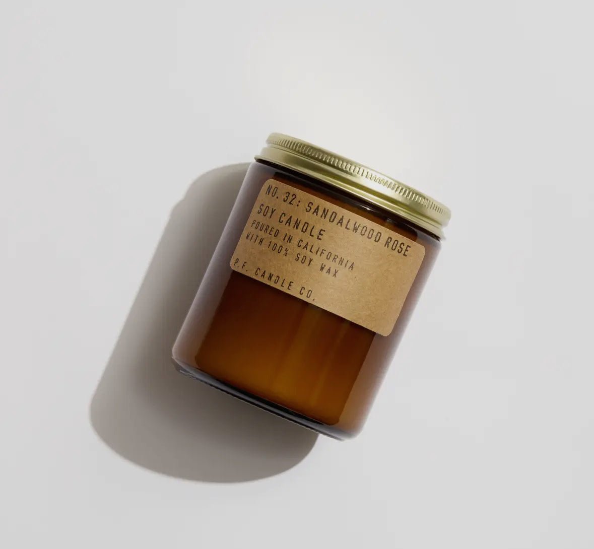 Sandalwood Rose Soy Candle - Flea Boutiques