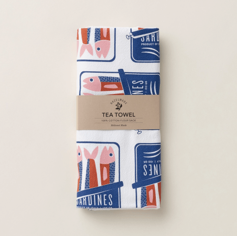 Sardines Tea Towel - Flea Boutiques