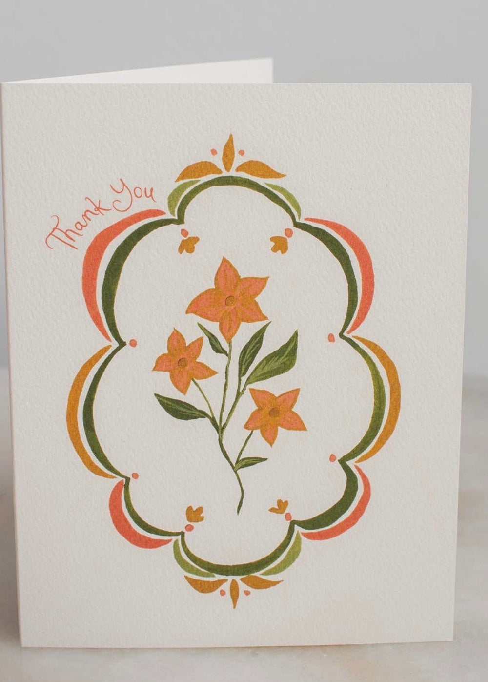 Scallop Border Floral