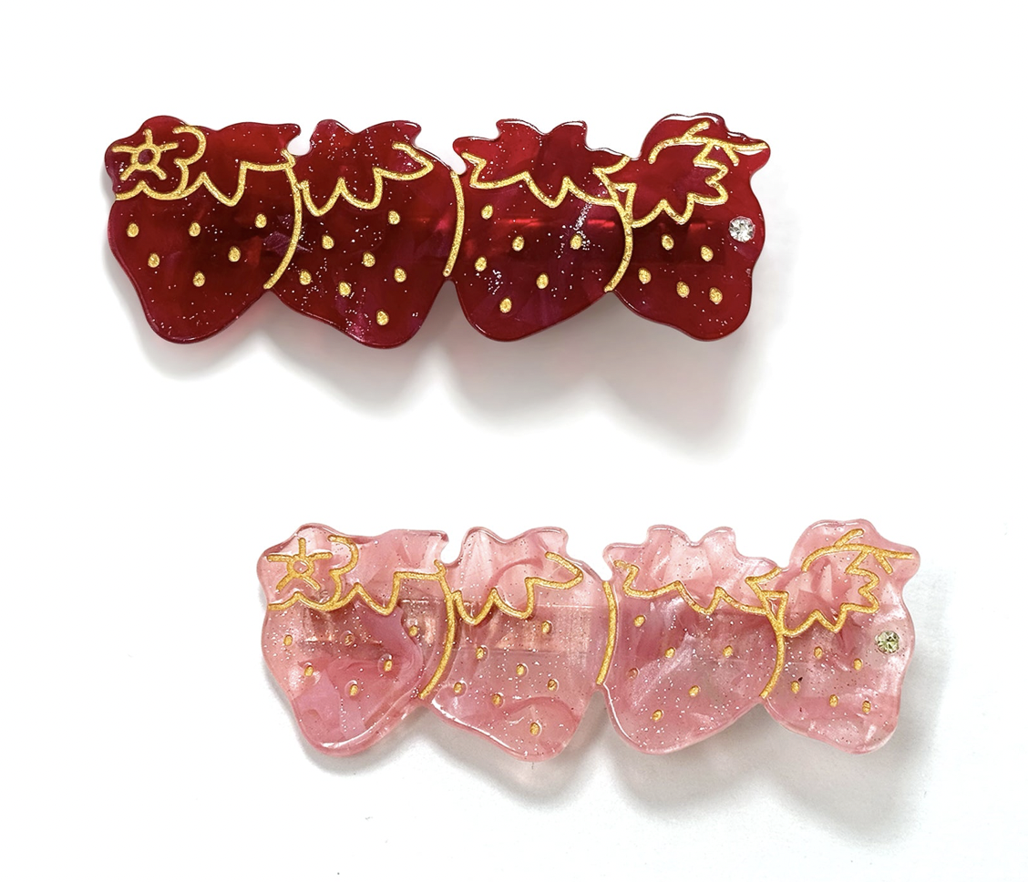 Strawberry Hair Clips