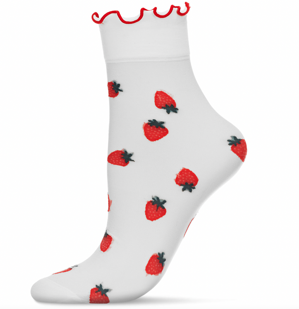 Strawberry Ruffle Cuff Anklet