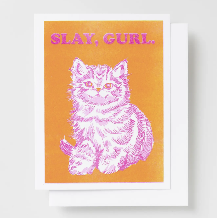 Slay Girl Card