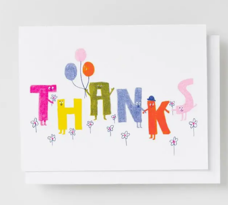 Thanks Letter Friends