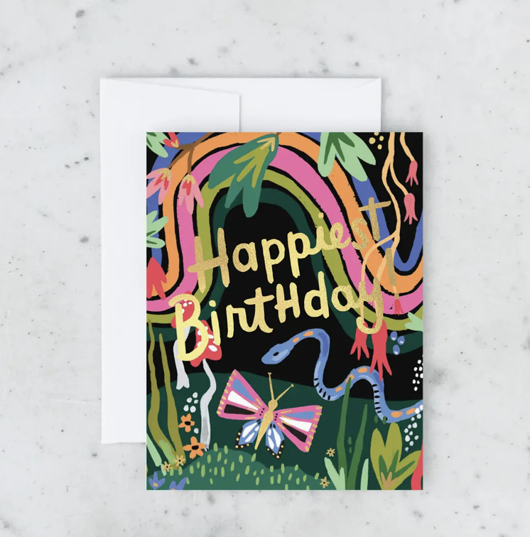 Rainbow Garden Card