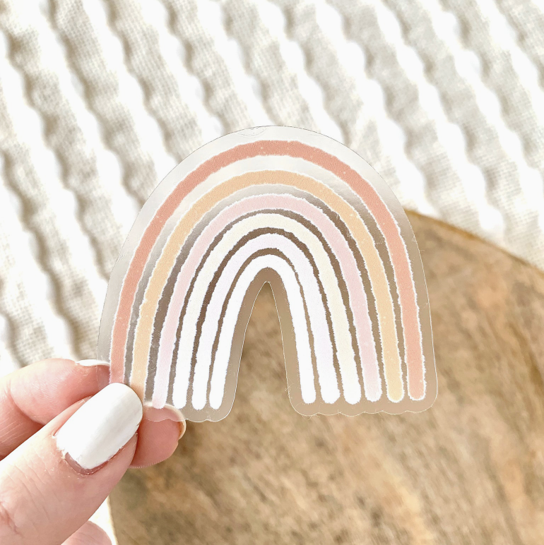 Pink Rainbow Sticker