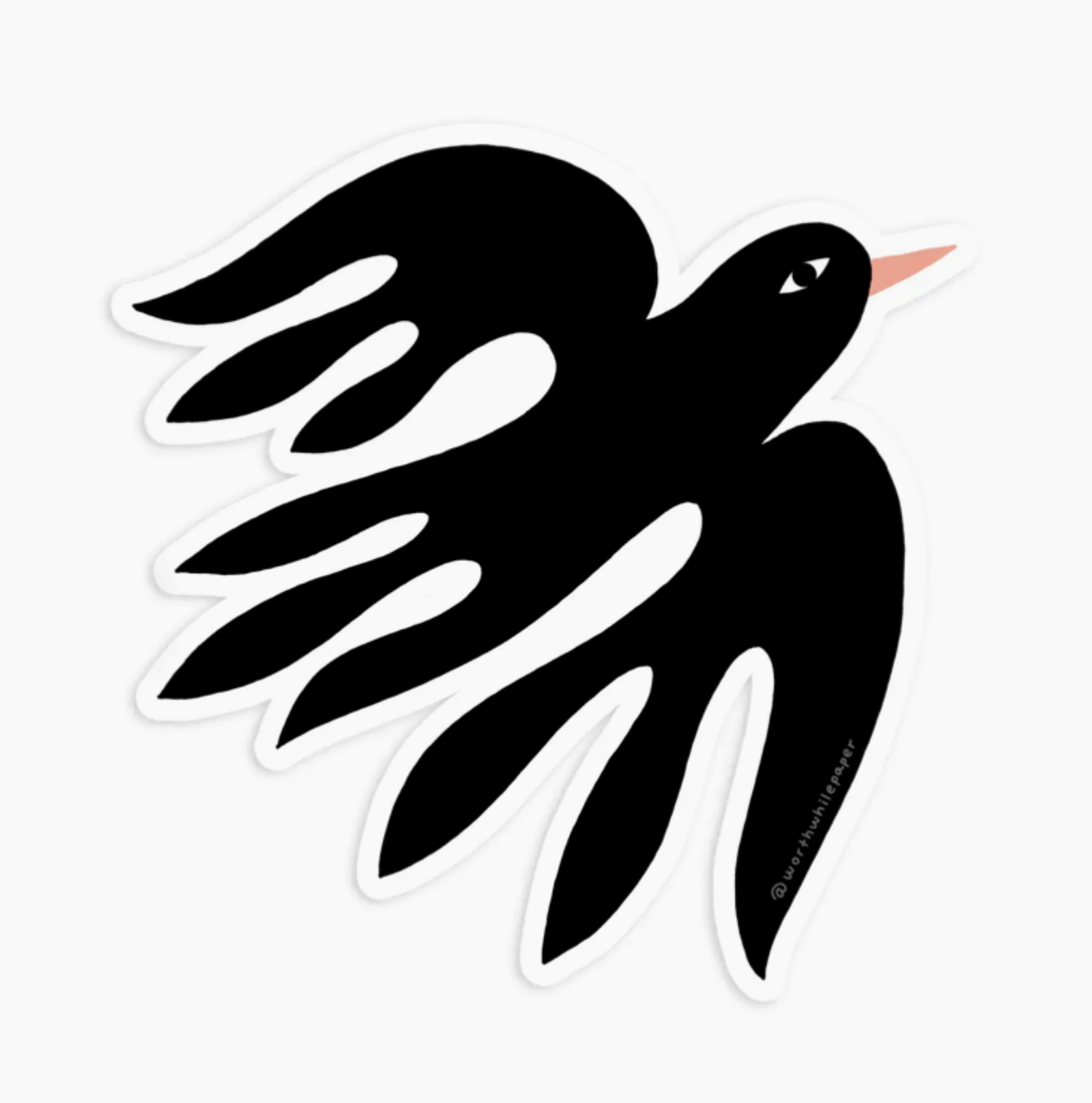Black Bird Sticker