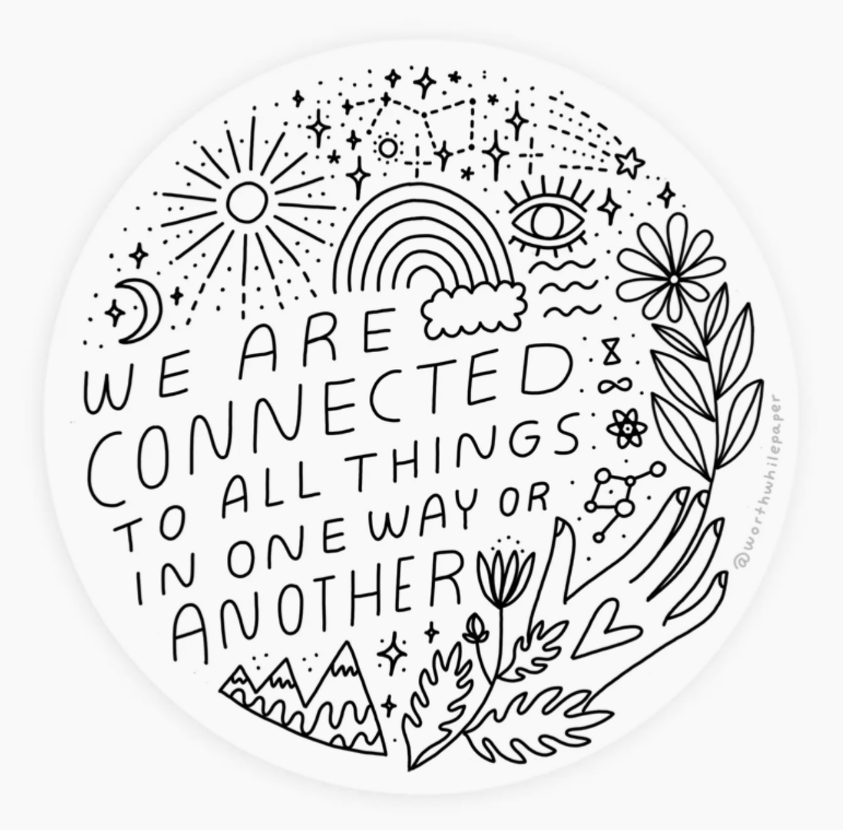 Connected Sticker