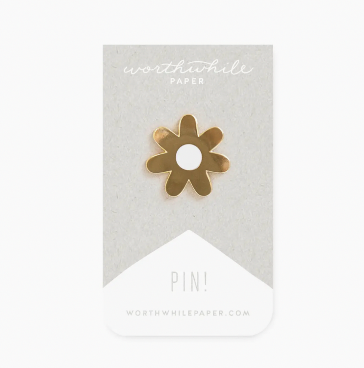 Minimal Daisy Pin