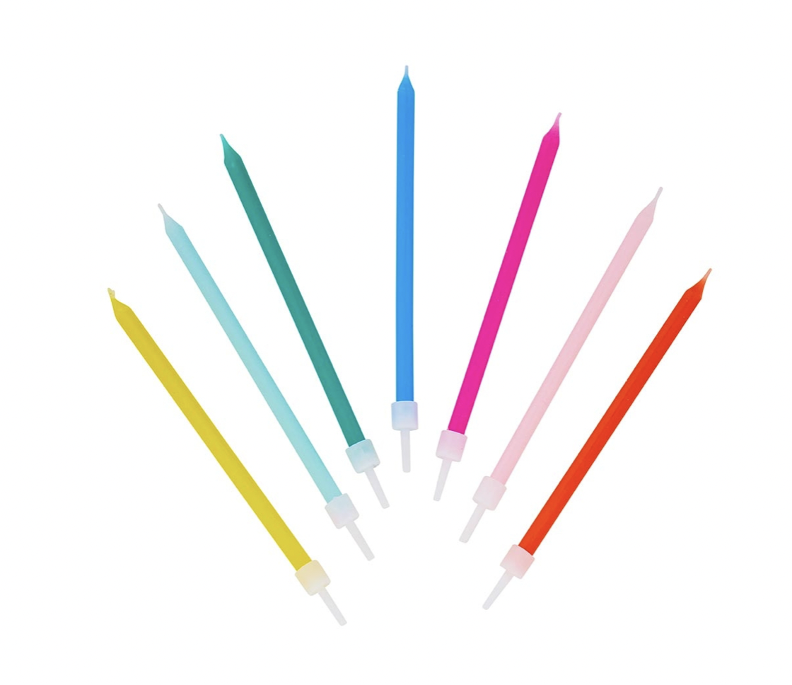 Tall Rainbow Candles