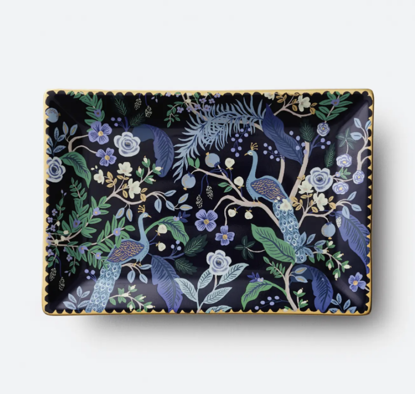 Peacock Catchall Tray