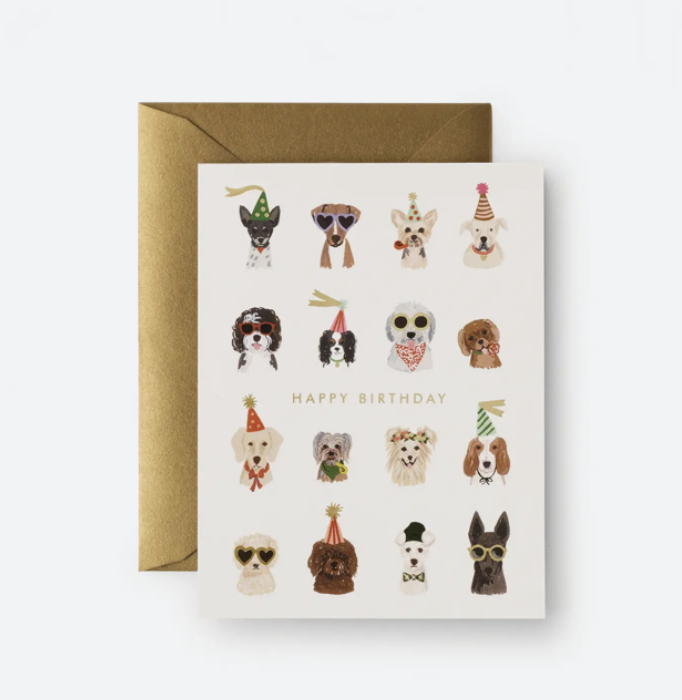 Party Pups Birthday Card