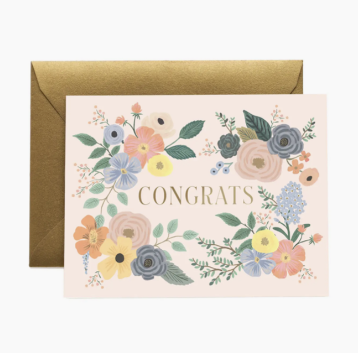 Garden Forset Congrats Card