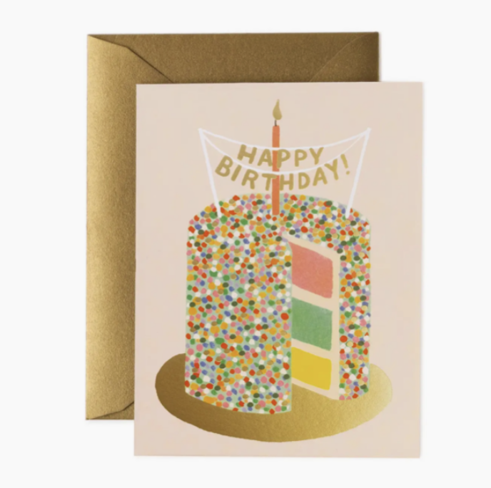Layer Cake Slice Card