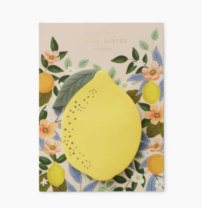 Lemon Sticky Notes