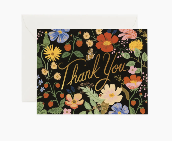 Strawberry Fields Thank You Card