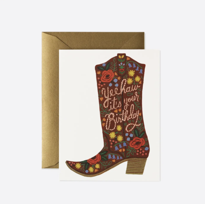 Birthday Boot