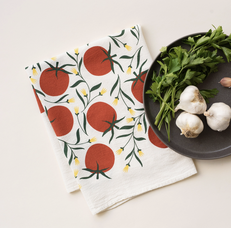 Tomatoes Tea Towel