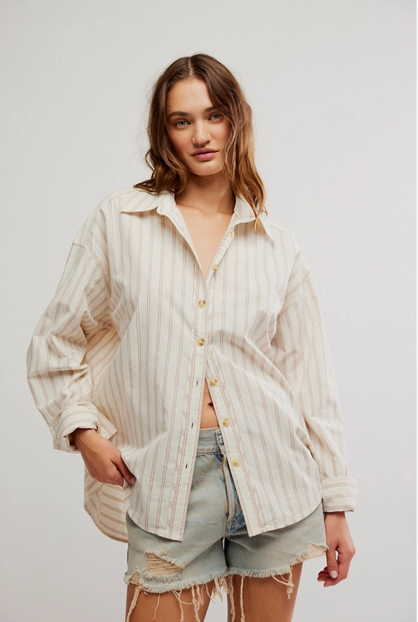 Striped Varsity Vibes Shirt