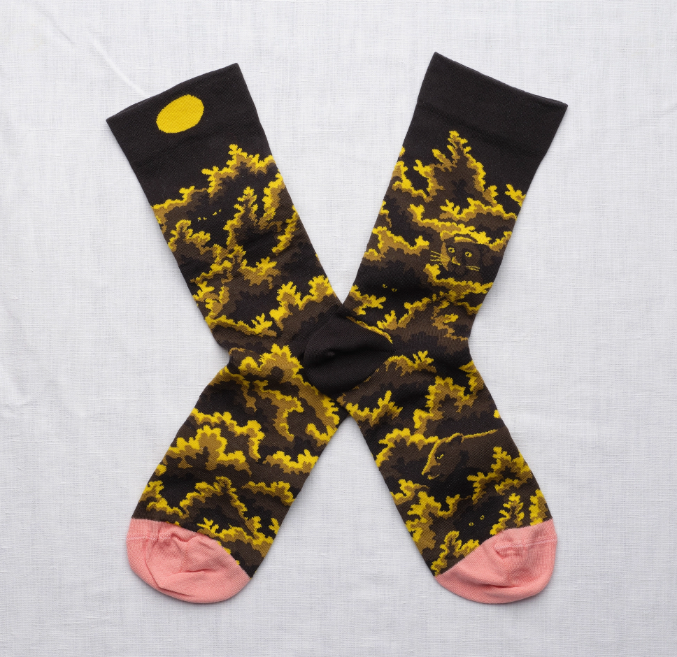 Faux Foilage Sock