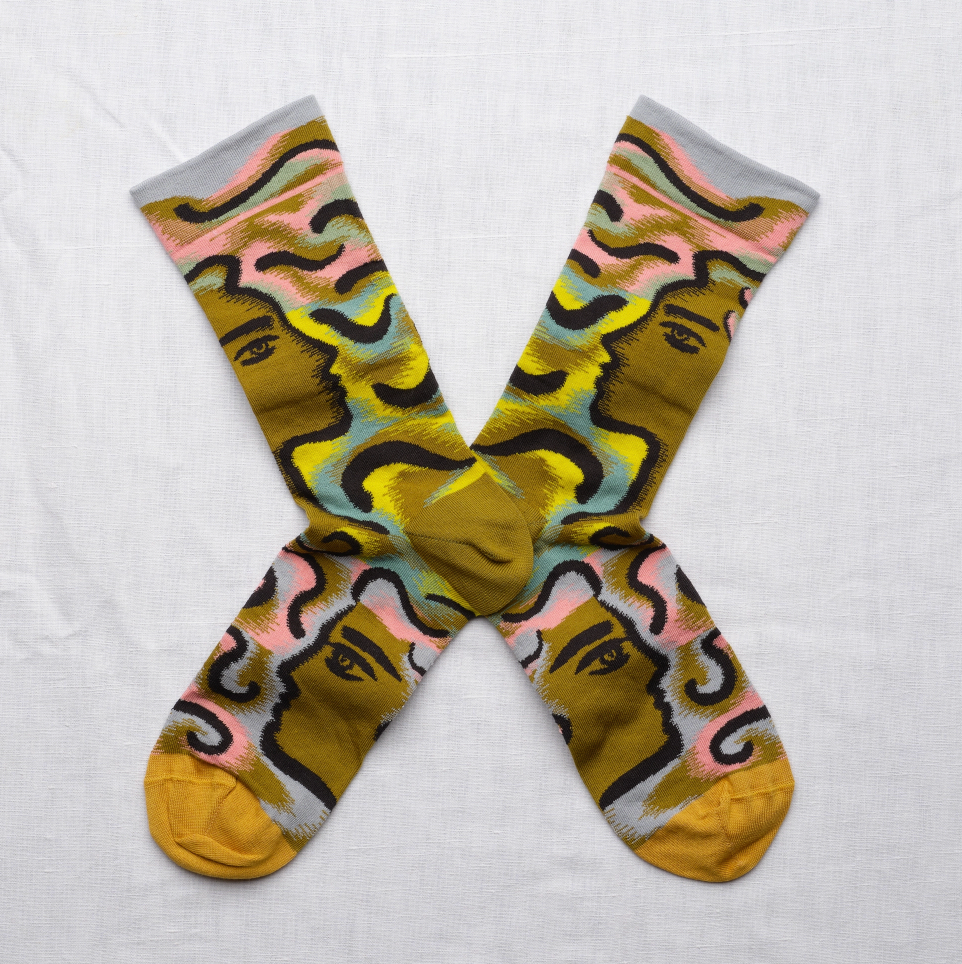 Multicolored Profile Sock